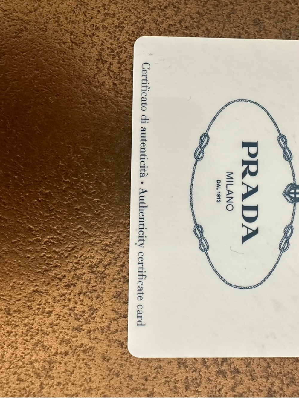Prada Saffiano Gold Checkbook Cover. Made in Italy - Picture 4 of 5